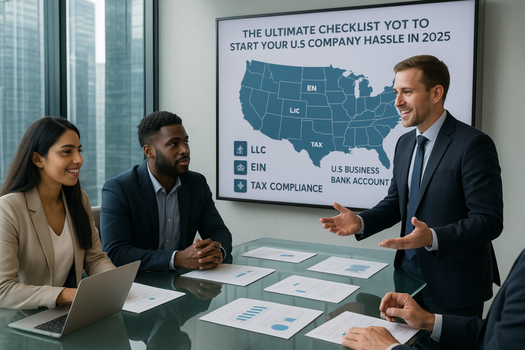 Checklist to Start Your US Company